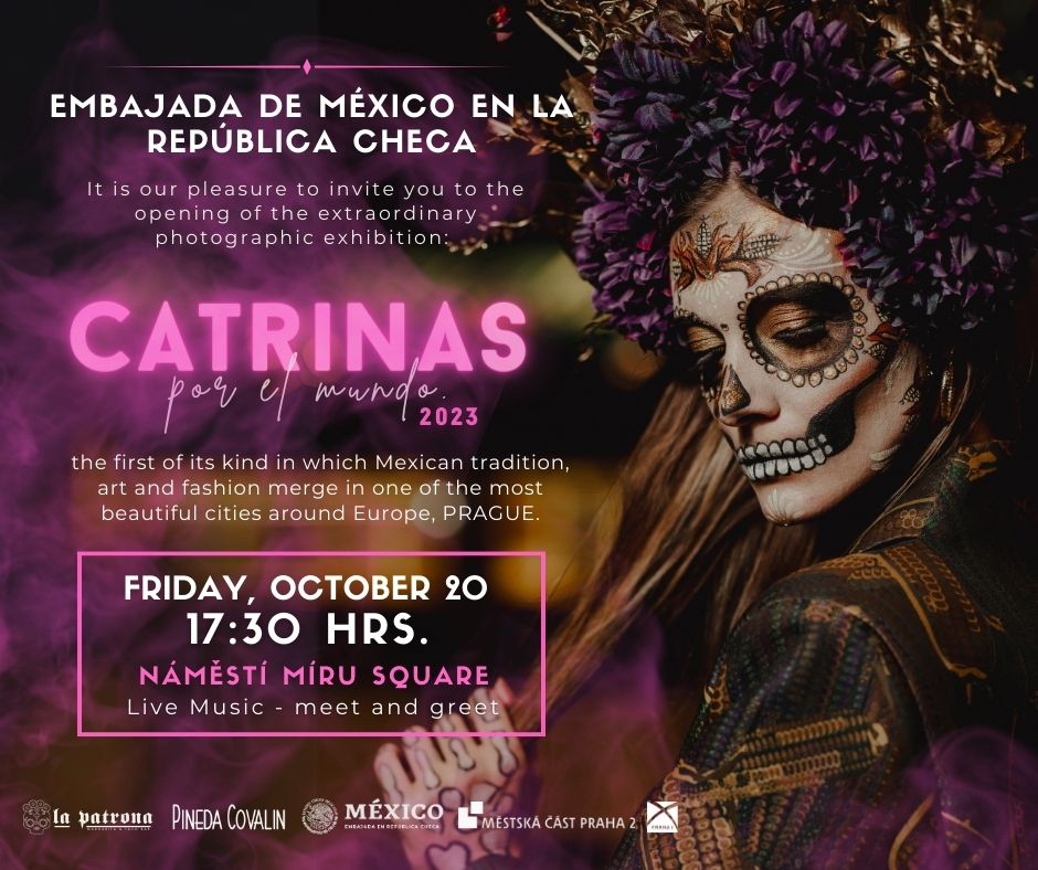 Catrinas por el mundo - Výstava v rámci oslav mexického Dne mrtvých