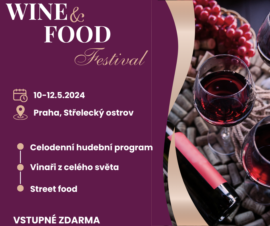 Wine and food festival na Střeleckém ostrově