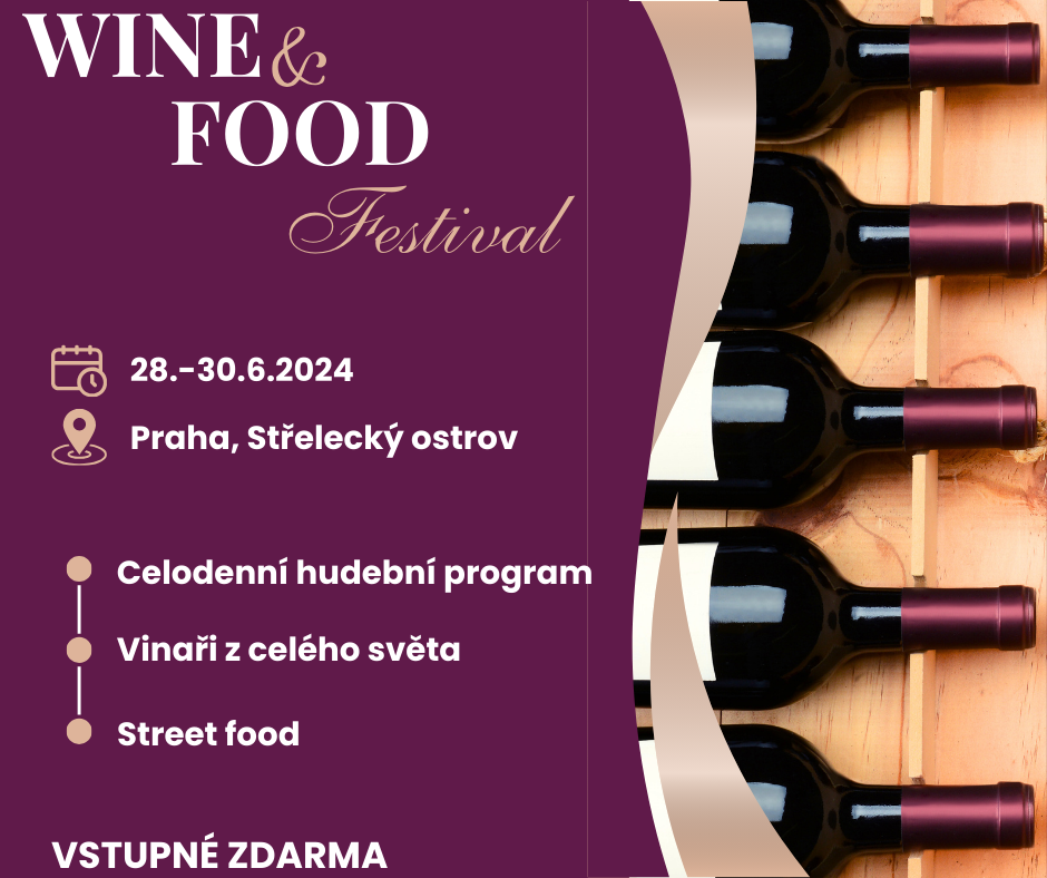 Wine and food festival na Střeleckém ostrově