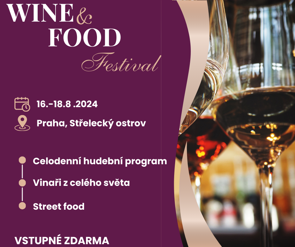 Wine and food festival na Střeleckém ostrově