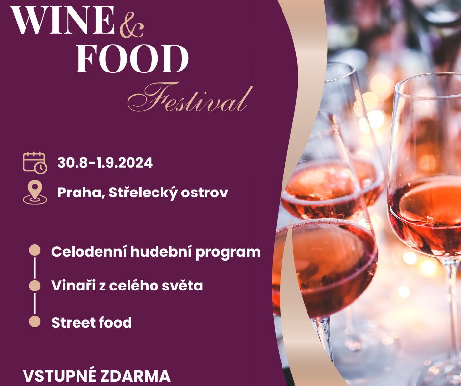 Wine and food festival na Střeleckém ostrově