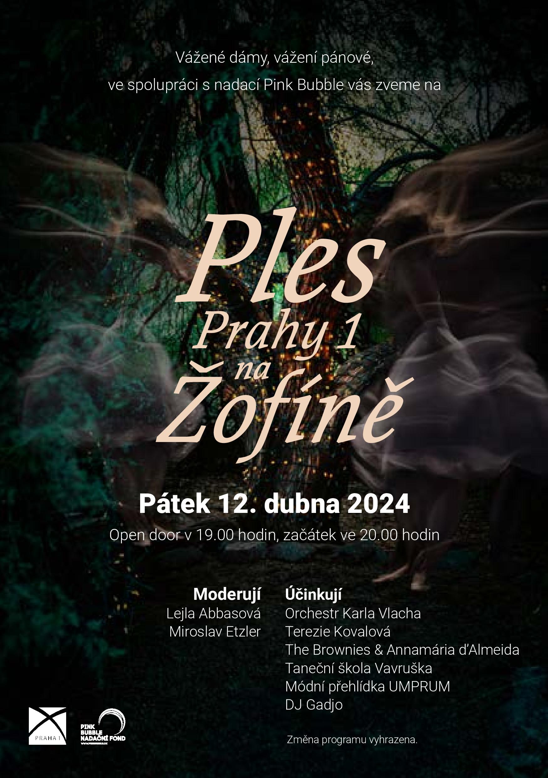 Charitativní ples MČ Praha 1 2024